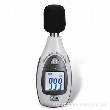 Mini Sound Level Meter with High Performance and Auto LCD Backlight